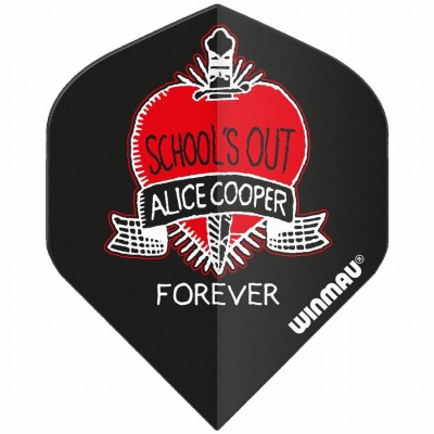 Winmau Rock Legends Alice Cooper Schools Out Standard Flight